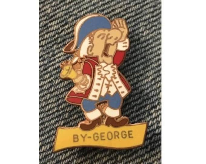 1975 Mr Magoo Brooch Pin ~ By-George ~ UPA Pictures ~ 70's vintage cloisonné