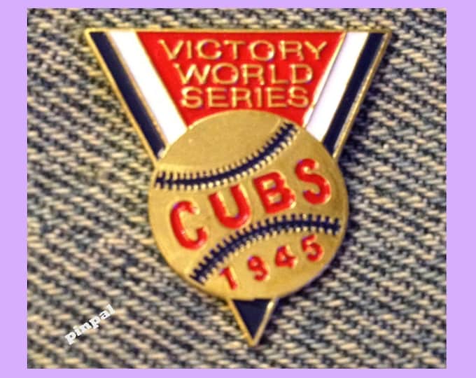 Chicago Cubs Lapel Pin~MLB~1945 World Series~Replica from 1990 Collection Set by Unocal