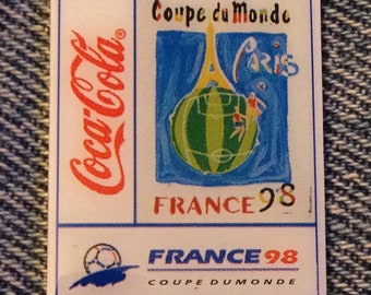 Lot of 7 World Cup Soccer ~ Football Pins ~ 1998 ~ Stadium Cities