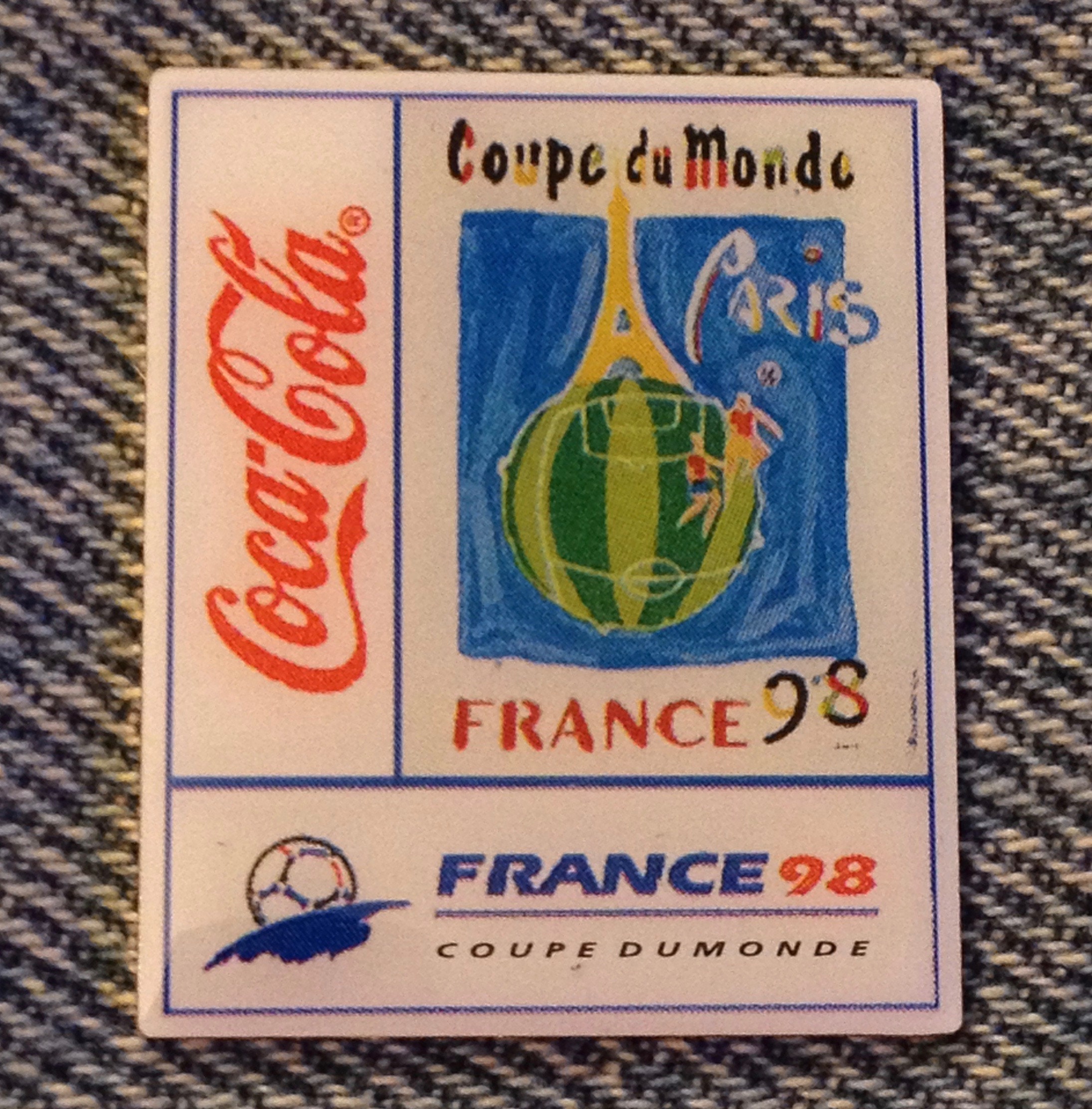 Lot of 7 World Cup Soccer ~ Football Pins ~ 1998 ~ Stadium Cities