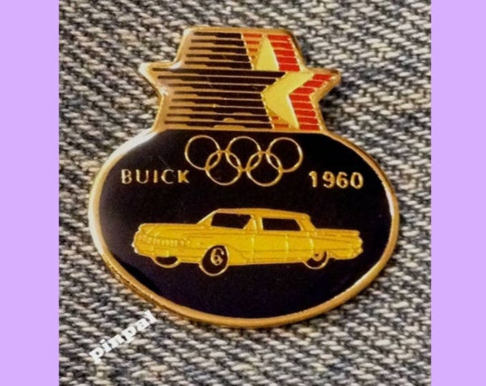 Olympic 1984 Los Angeles Sponsor Pin ~ Commemorative ~ 1960 Buick ~ Cars Auto