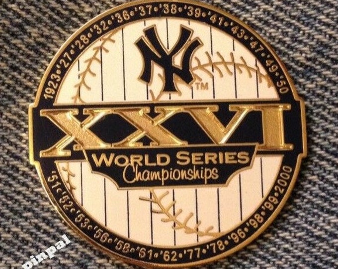 2000 World Series Pin ~ New York Yankees ~ 26 Championships ~ MLB ~ Baseball