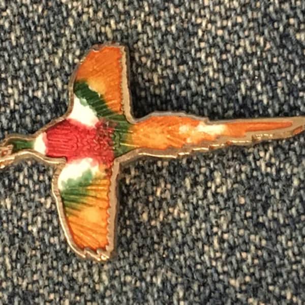 pheasant tie pin