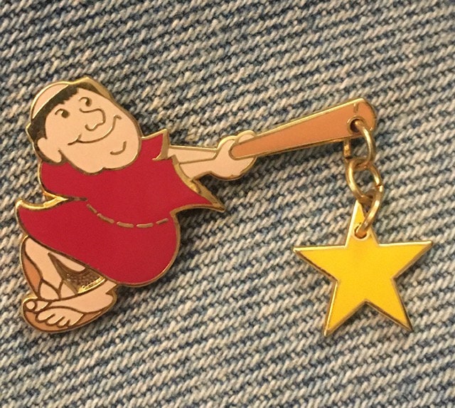 1996 San Diego Padres Logo Pin~swinging Friar~dangle~mlb~cloisonne