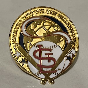 St Louis Cardinals Pin ~ Swinging into the Millennium ~ MLB ~ Major League Baseball