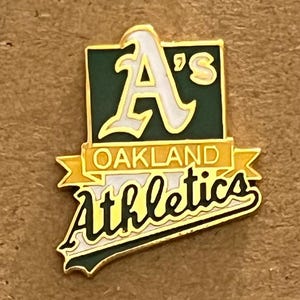 Oakland A's Athletics Vintage 1980s MLB Baseball Pin - Etsy