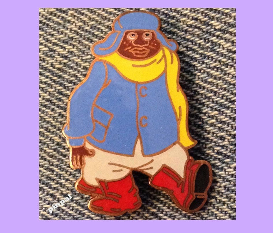 Russel Brooch Pin 80's Vintage from Fat Albert Junkyard Gang