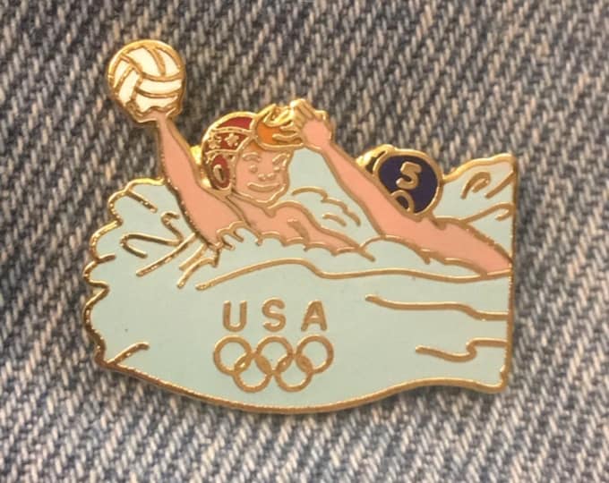 Water Polo Olympic Pin ~ 1988 Seoul ~ from Hanna-Barbera Cartoon Collection