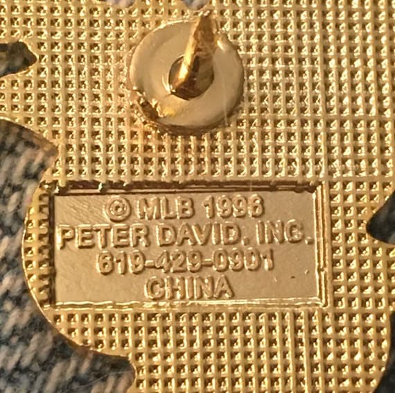 1996 San Diego Padres Logo Pin~swinging Friar~dangle~mlb~cloisonne