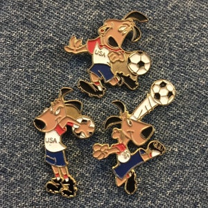 1994 FIFA World Cup ~ USA ~ Football Soccer ~ Set of 3 Pins by