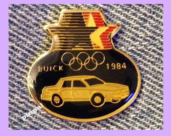 Olympic 1984 Los Angeles Sponsor Pin ~ Commemorative ~ 1984 Buick ~ Cars Auto