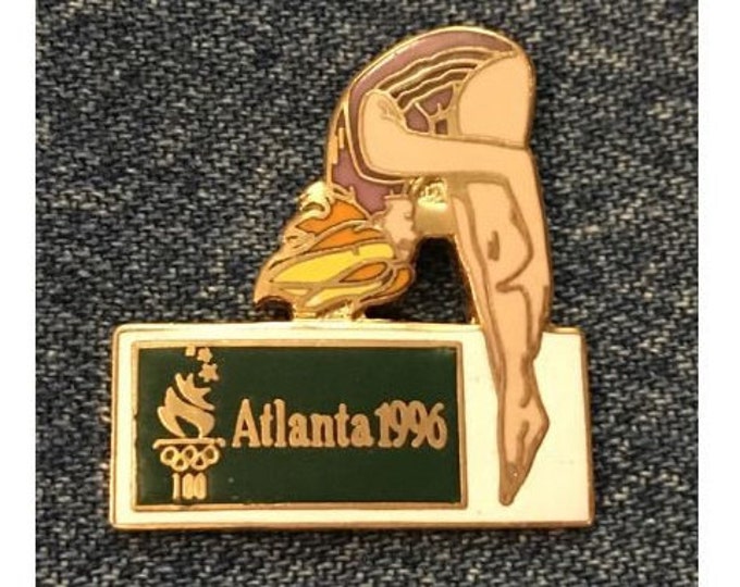 Diving Olympic Pin ~1996 Atlanta Summer Games ~ Cloisonné by HoHo NYC