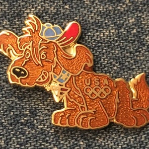 1988 Seoul Olympic Pin ~ Stars the Dog ~ Image 5 of 5 from Hanna-Barbera Olympikids Cartoon Collection