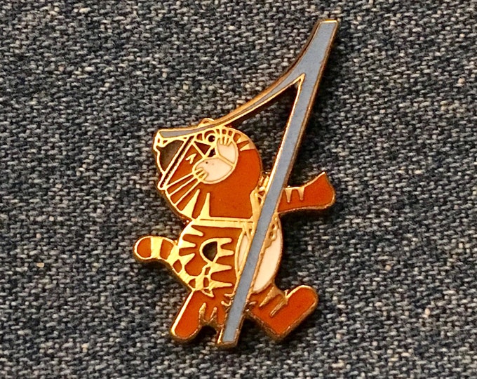 Seoul 1988 Olympic Pin ~ Mascot ~ Hodori the Tiger ~ Number "1" ~ by HoHo NYC