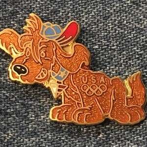 1988 Seoul Olympic Pin ~ Stars the Dog ~ Image 1 of 5 from Hanna-Barbera Olympikids Cartoon Collection