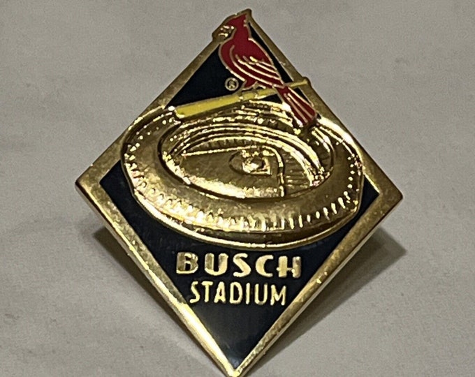 St Louis Cardinals Pin ~ Busch Stadium & Team Logo ~ MLB ~ Major League Baseball