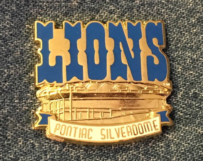 1998 Detroit Lions Pin ~ NFL ~ Football ~ Pontiac Silverdome