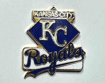 KC Kansas City Royals Lapel Pin ~ Vintage 1988 ~ MLB ~ Baseball ~by Peter David