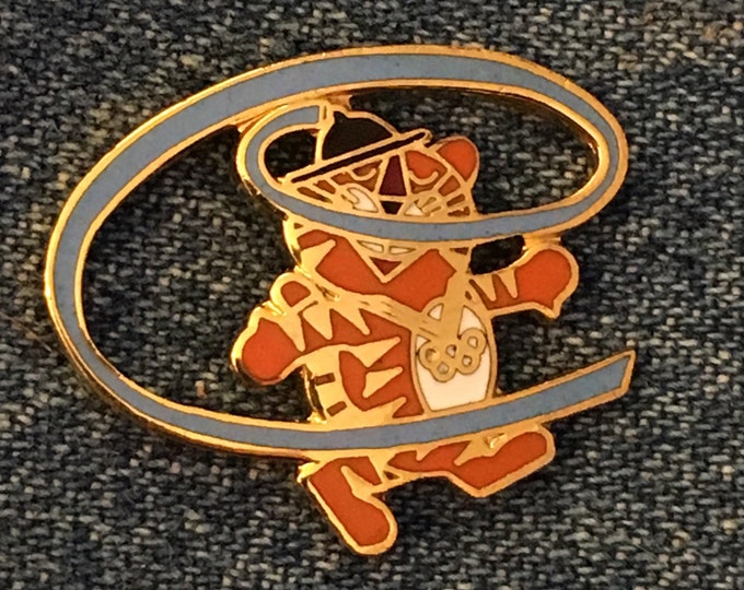 Seoul 1988 Olympic Pin ~ Mascot ~ Hodori the Tiger ~ Letter "e" ~ by HoHo NYC