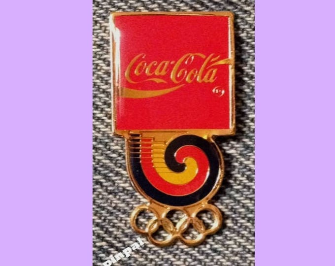 1988 Coca Cola Olympic Pin ~ Coke ~ Seoul Korea Summer Games