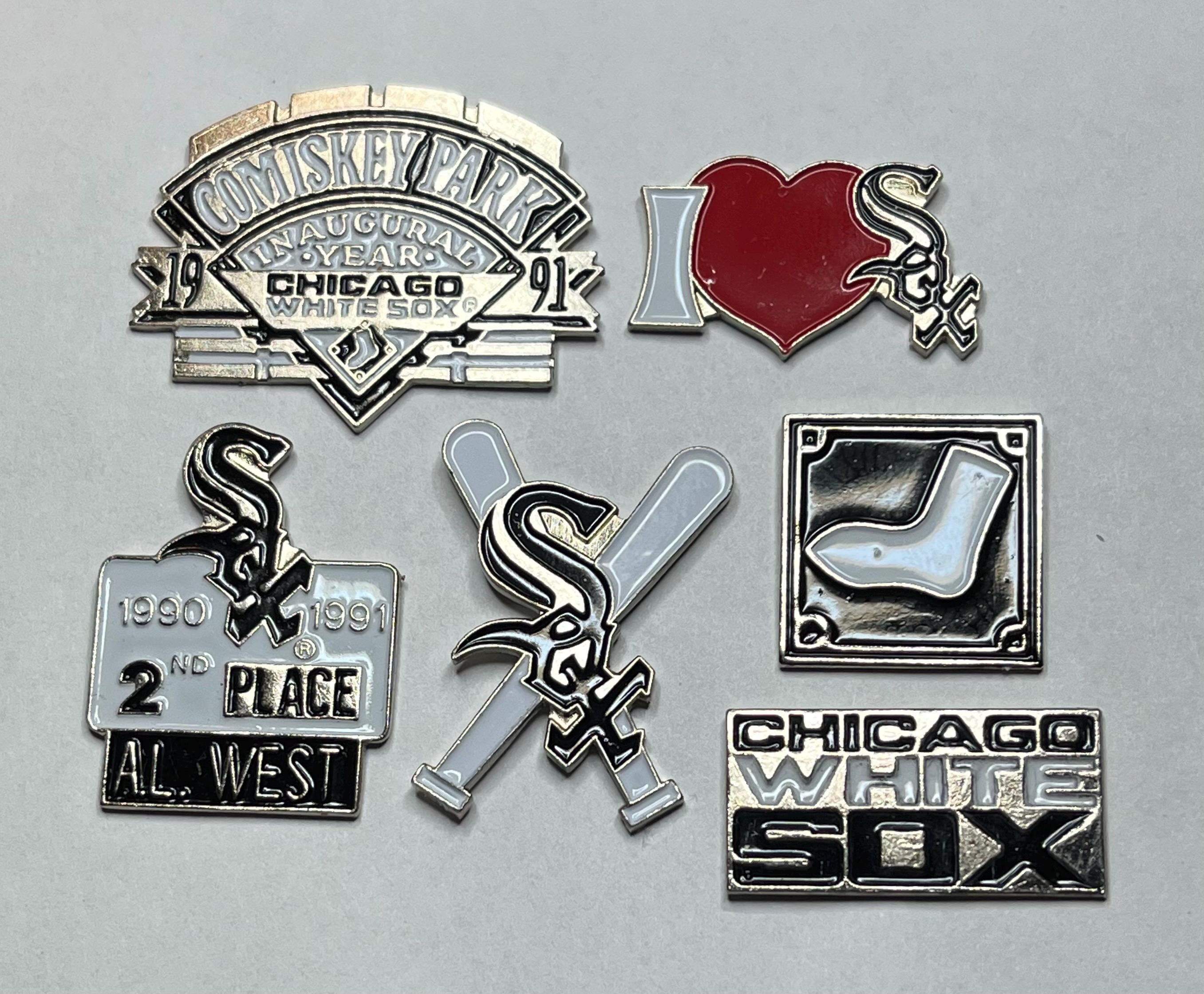 Chicago White Sox Lapel Pin ~ Lot of 6 ~ MLB ~ 90's Vintage