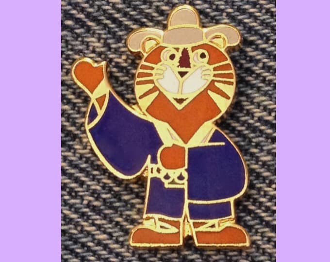 Seoul 1988 Olympic Pin ~ Mascot ~ Hodori the Tiger ~ Bridegroom ~ by HoHo NYC