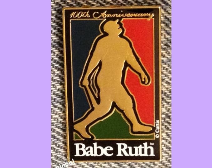 1995 Babe Ruth Lapel Pin  ~ MLB ~ Baseball ~ 100 Year Anniversary ~ New York Yankees by Perer David Inc.