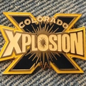 Colorado Xplosion Pin ~ ABL ~ American Basketball League ~ 1996