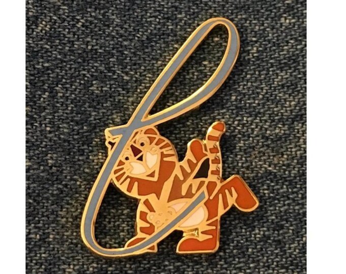Seoul 1988 Olympic Pin ~ Mascot ~ Hodori the Tiger ~ Letter "l" ~ by HoHo NYC