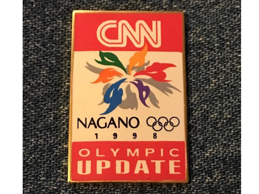 CNN Olympic Media Pin ~ 1998 Nagano Winter Games ~ Update - Etsy