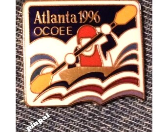 2 Pins Olympiques Vintage - Séoul 1988 - Hodori Le Tigre (Natation)