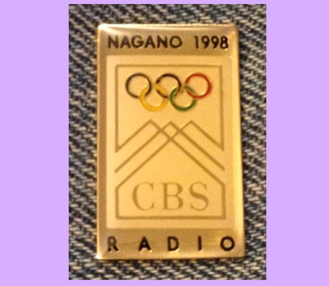 CBS Olympic Media Pin ~ 1998 Nagano Winter Games ~ Radio - Etsy