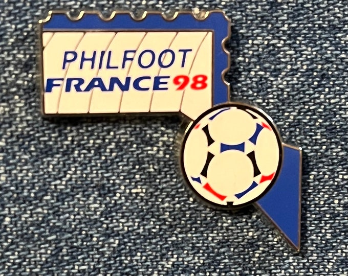 1998 World Cup Soccer Pin ~ PHIL FOOT ~ FRANCE 98 ~ by Arthus-Bertrand