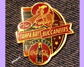 1994 Tampa Bay Buccaneers Pin ~ NFL ~ Football ~ Coca Cola ~ Always Coke
