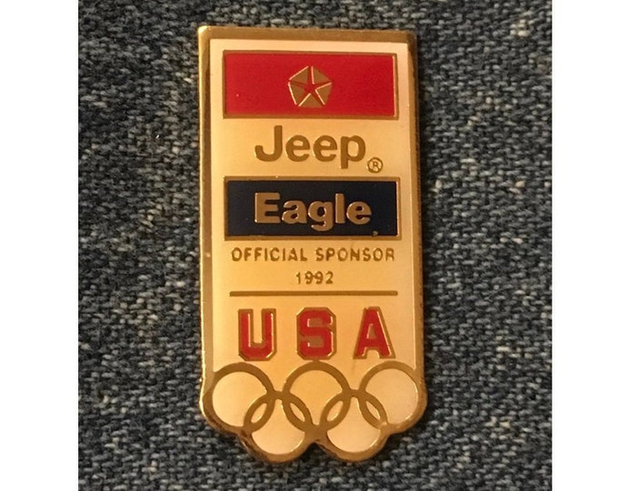 1992 Olympic Pin ~ Jeep Eagle ~ Cars ~ Auto ~ by HoHo NYC