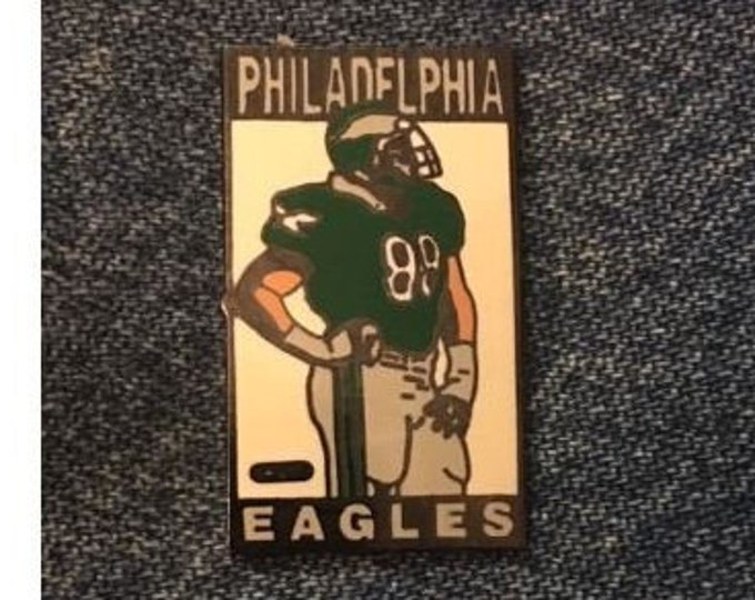 1990 Philadelphia Eagles Lapel Pin ~ NFL Sponsor: Charles Schwab ~ Football ~ Vintage by Peter David Inc.