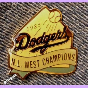 1985 Los Angeles Dodgers Lapel Pin ~ National League West Champions ~ MLB ~ Baseball