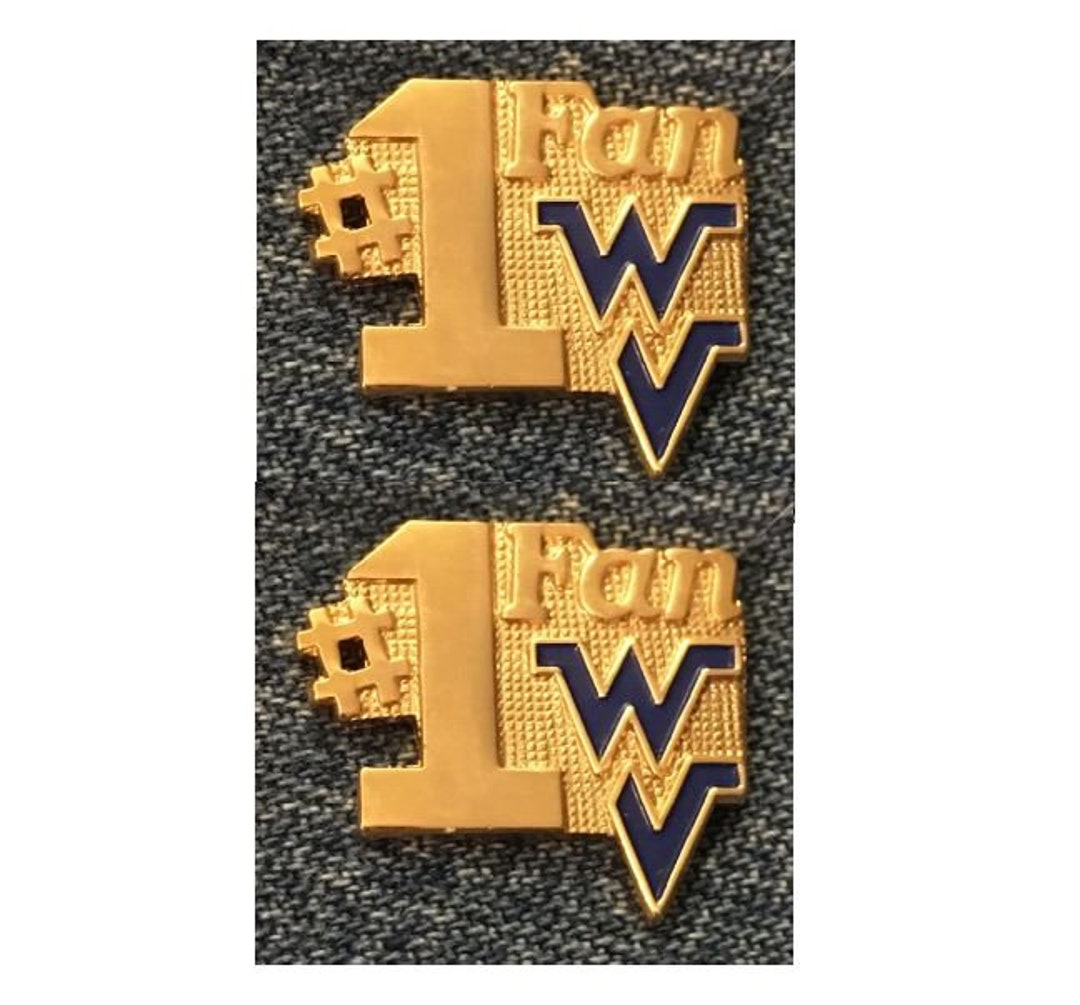 West Virginia Mountaineers Gold Tie Tack Lapel Pin