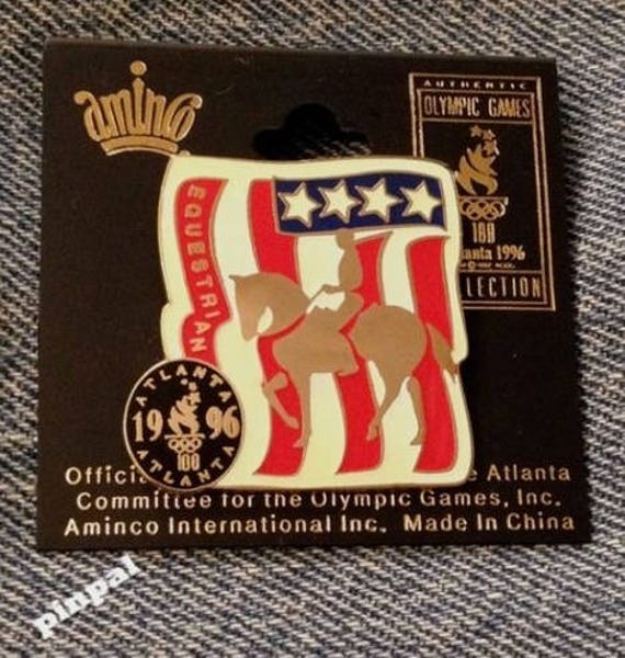 1996 ATLANTA GEORGIA OLYMPIC PIN OLYMPIC 5 RINGS lot 5 pins AMINCO INTERNATIONAL 1996 ATLANTA GEORGIA OLYMPIC PIN OLYMPIC 5 RINGS lot 5 pins AMINCO INTERNATIONAL