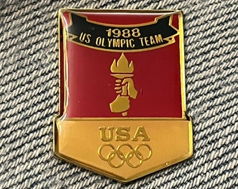 Pin's US Ski Team - Jeux Olympiques Sarajevo 1984 - Épingle Collection Vintage
