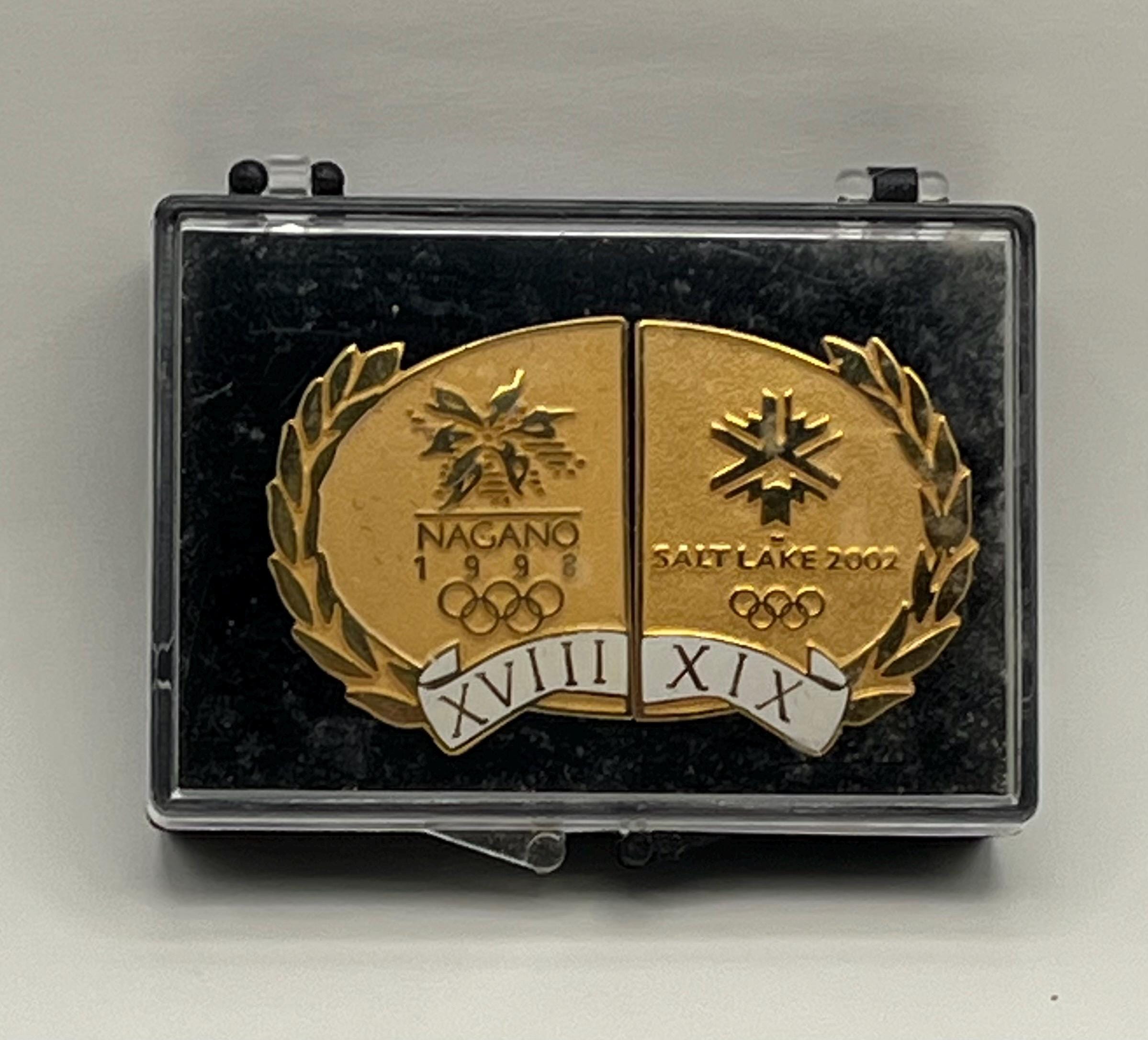 2 Pin Olympic Bridge Set ~ Vintage ~ Nagano 1998 & Salt Lake City