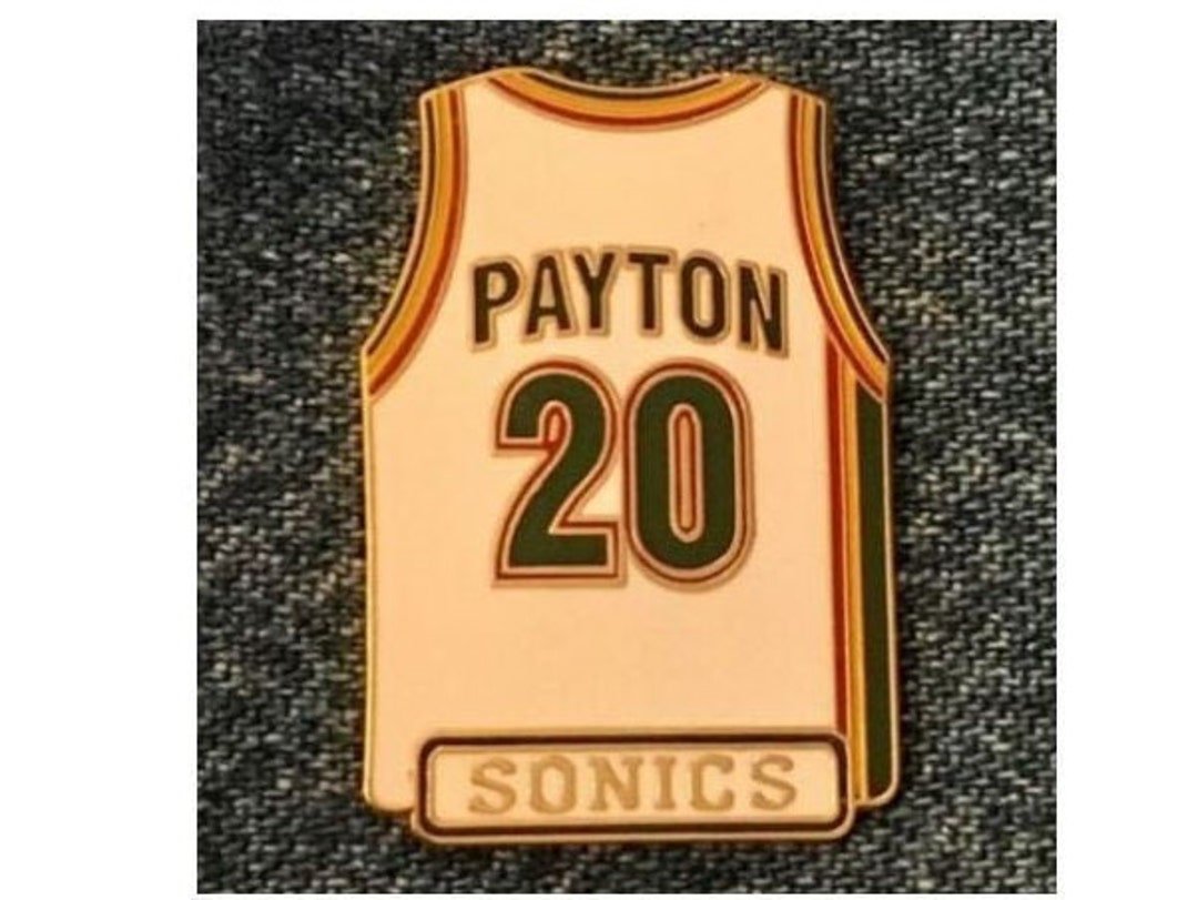 Gary Payton Signed Heat Jersey (JSA COA)