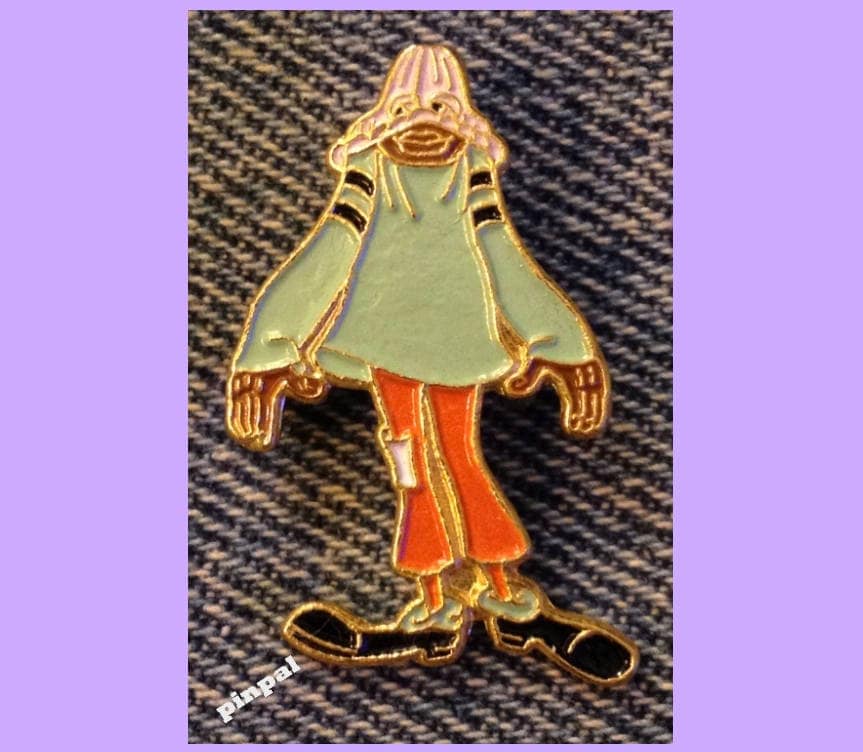 Dumb Donald Brooch Pin 80 s Vintage From Fat Albert Junkyard