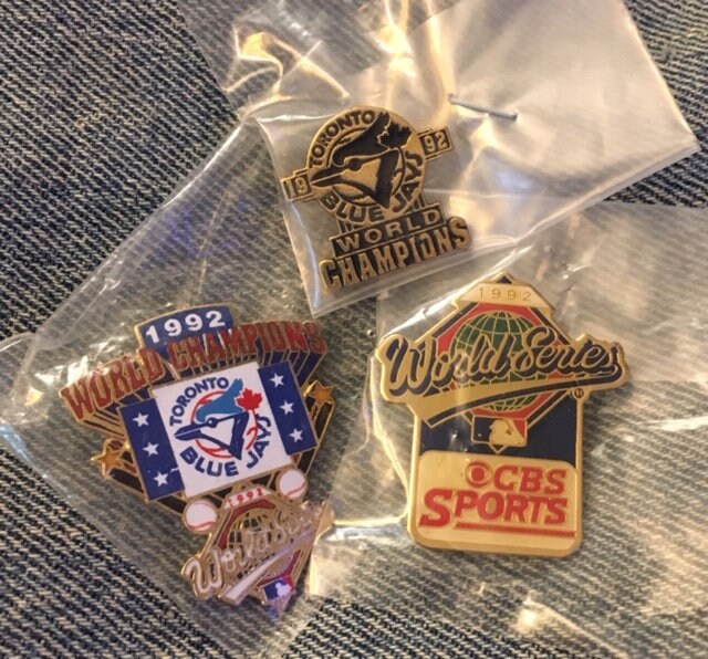 Toronto Blue Jays Lapel PinsSet of 3MLB1992 World Series Champions
