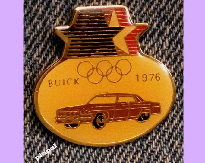Olympic 1984 Los Angeles Sponsor Pin ~ Commemorative ~ 1976 Buick ~ Cars Auto