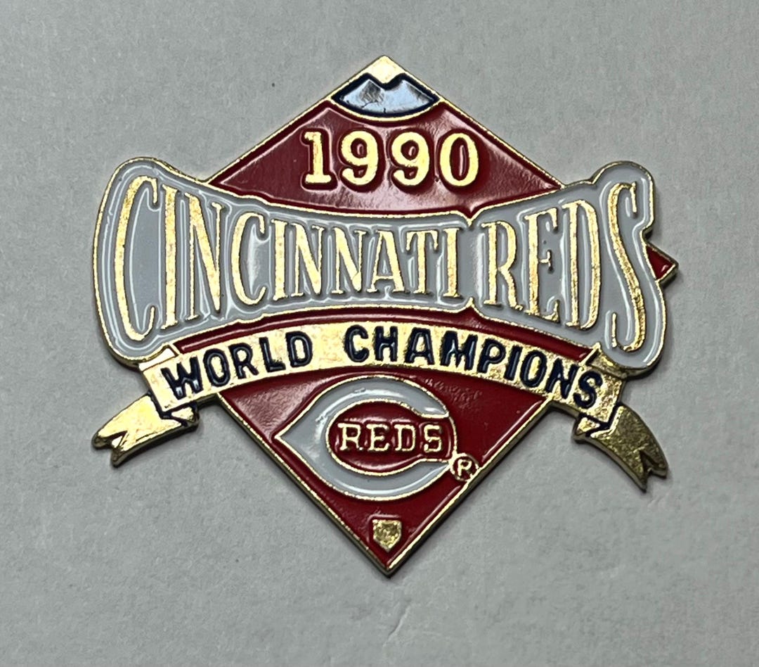 1990 Cincinnati Reds Lapel Pin ~ World Champions ~ MLB ~ Vintage ...