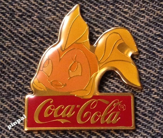 Disney Pin~Gideon~cat~Pinocchio Movie~15th anniversary~WDW~1986~Coca Cola~Coke