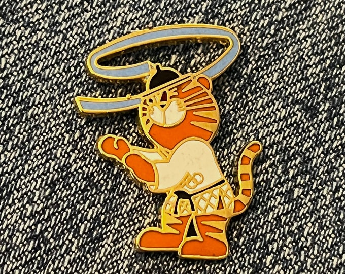 Judo Olympic Pin ~ 1988 Seoul ~ Mascot ~ Hodori the Siberian Tiger ~ by HoHo NYC