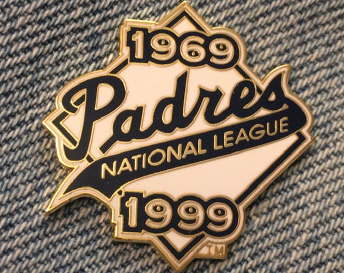 San Diego Padres Lapel Pin ~ 1966-1999 ~ MLB ~ Baseball ~ Cloisonne by Peter David