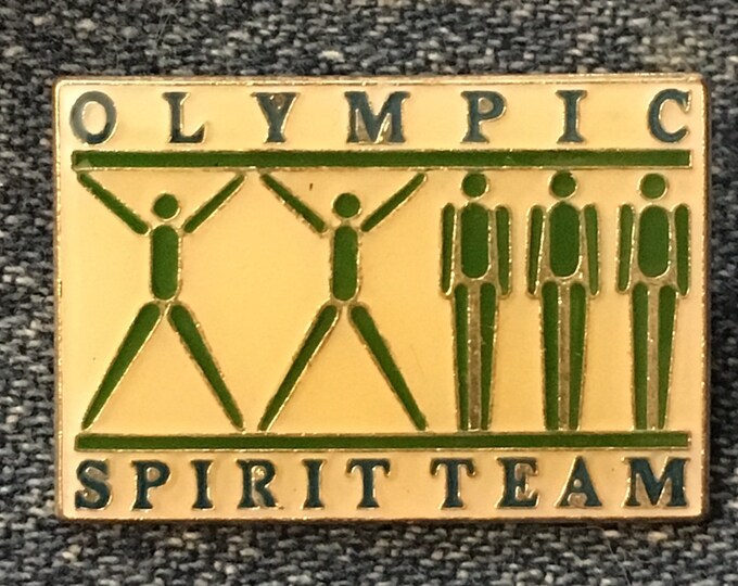 LAOOC Spirit Team Brooch Pin ~ 1984 Olympics at Los Angeles Summer Games